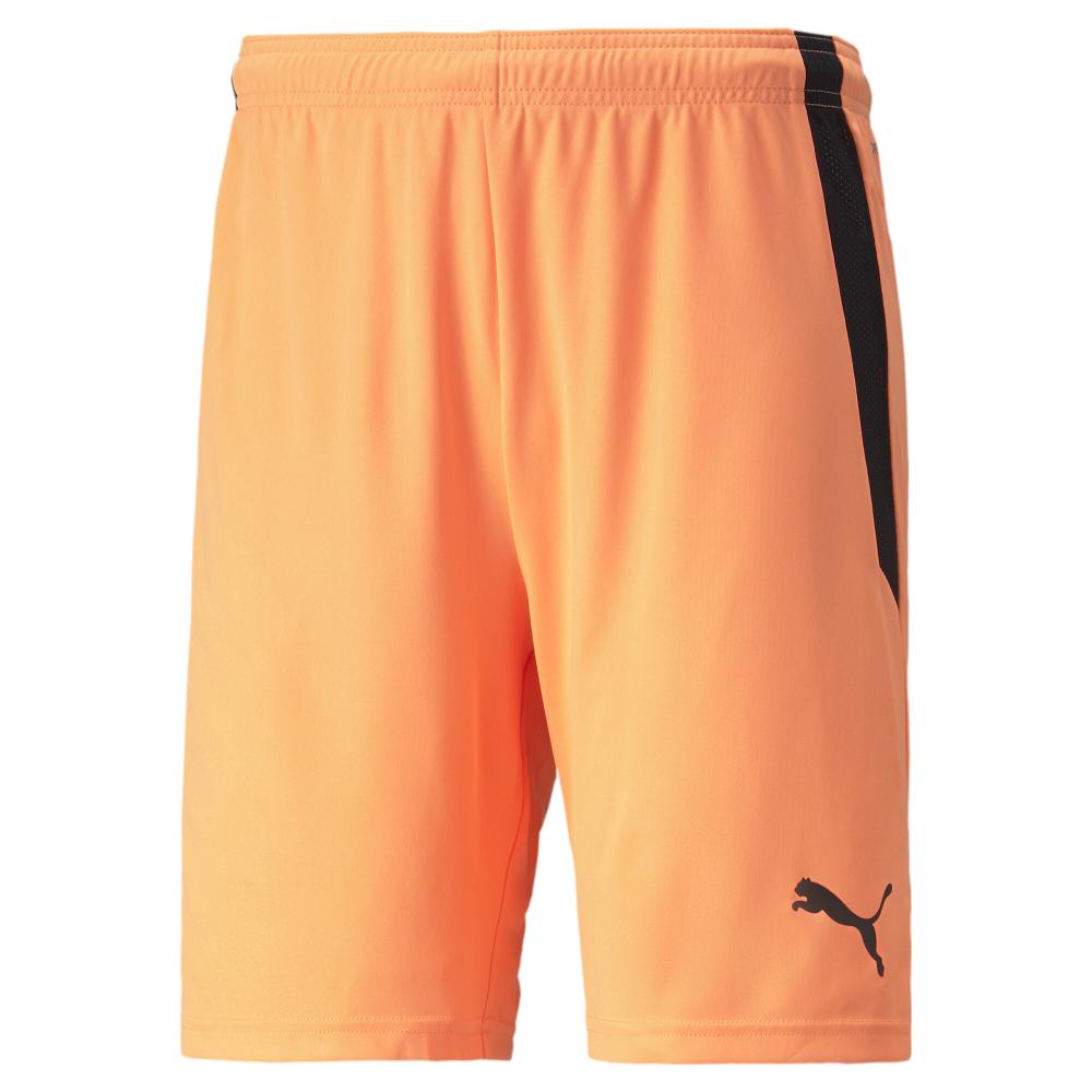 Puma Short de Sport Orange Homme Puma Teamliga