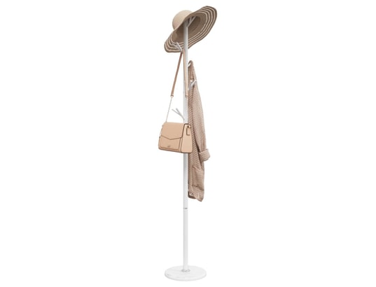 VIDAXL - Porte manteau Porte-manteau blanc 175 cm fer enduit de poudre