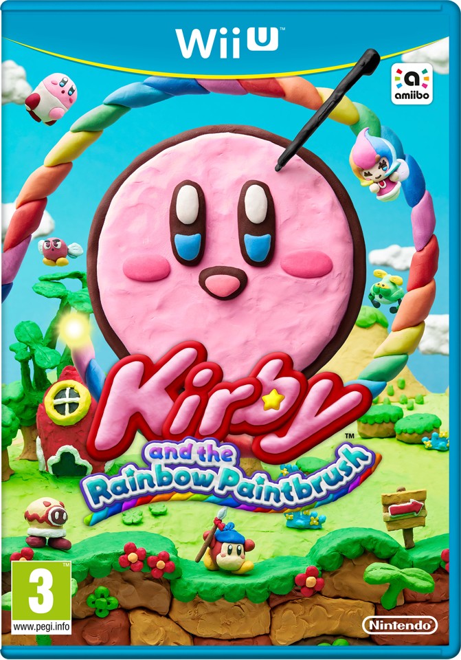 Kirby And The Rainbow Paintbrush- Wii U