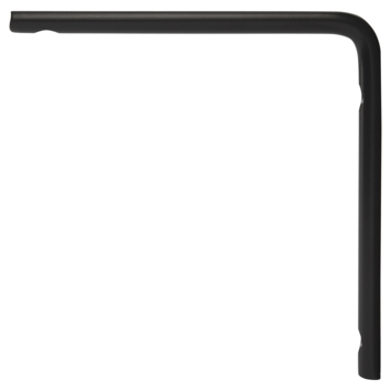 Duraline plankdrager buis matzwart 15x15 cm