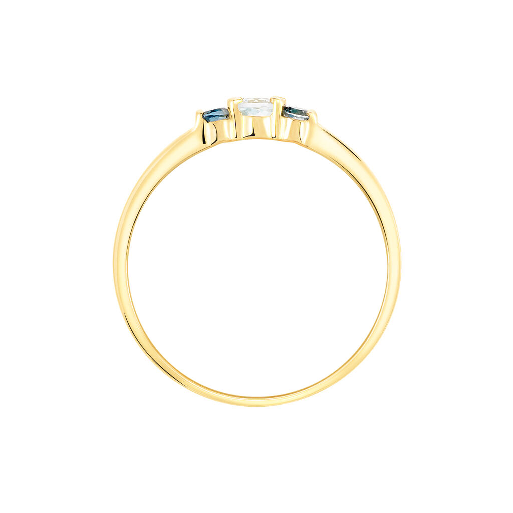 Bague Mediha Or Jaune Topaze