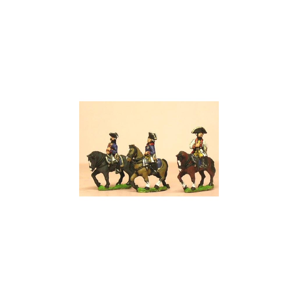 Seven Years War Prussian: Command: Mounted General and Staff Officers