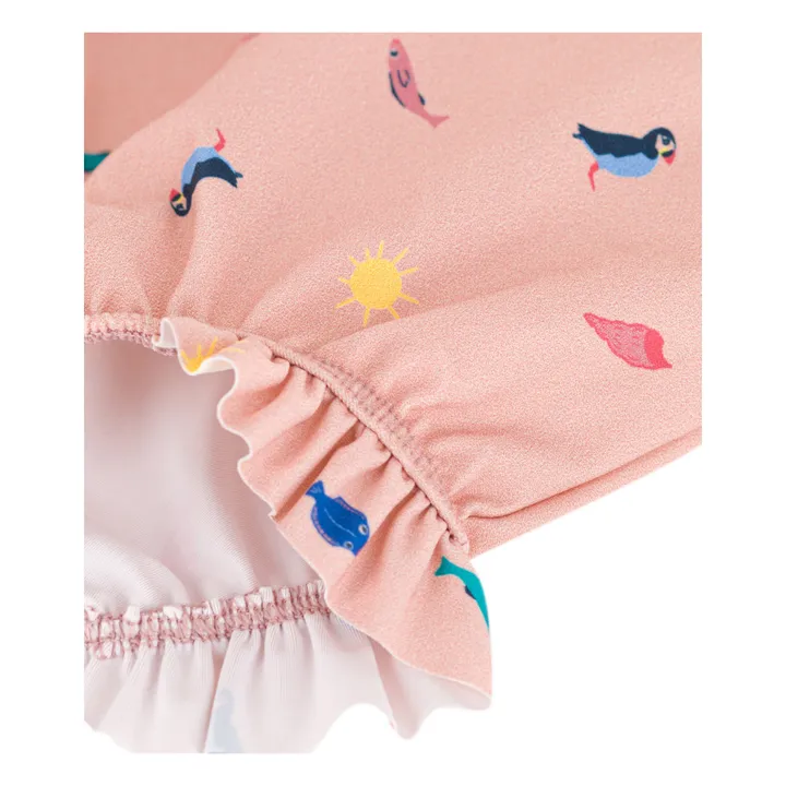 Petit Bateau Maillot de Bain 1 pièce Imprimé Matière Recyclée | Rose