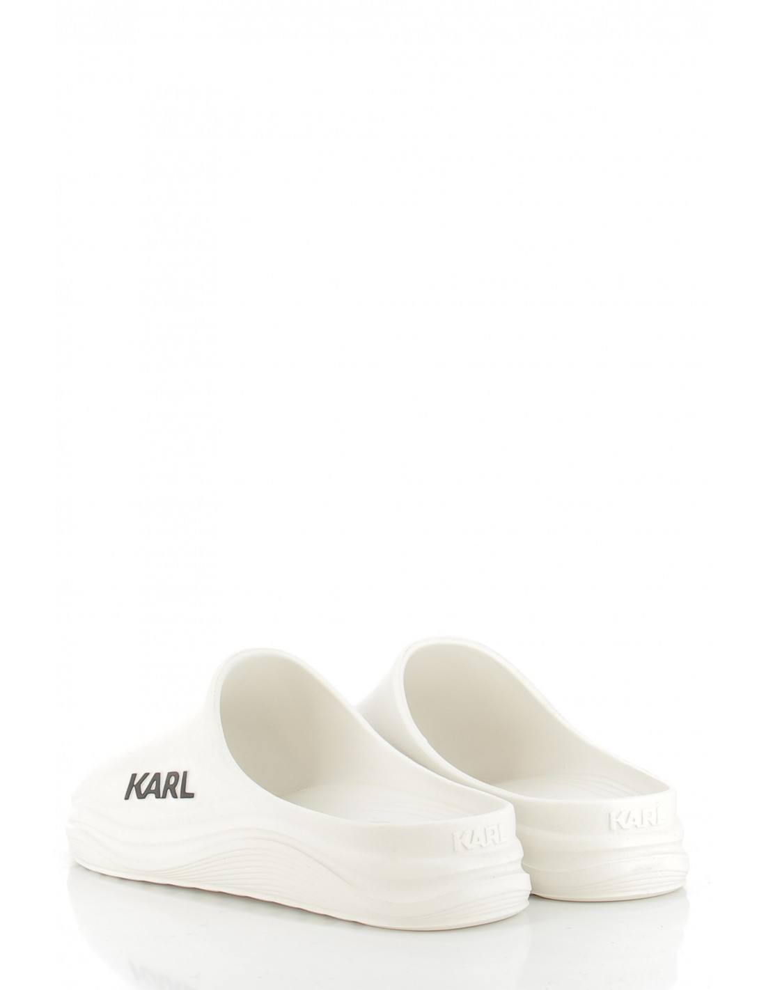 karl lagerfeld claquettes homme skoona karl block logo blanc