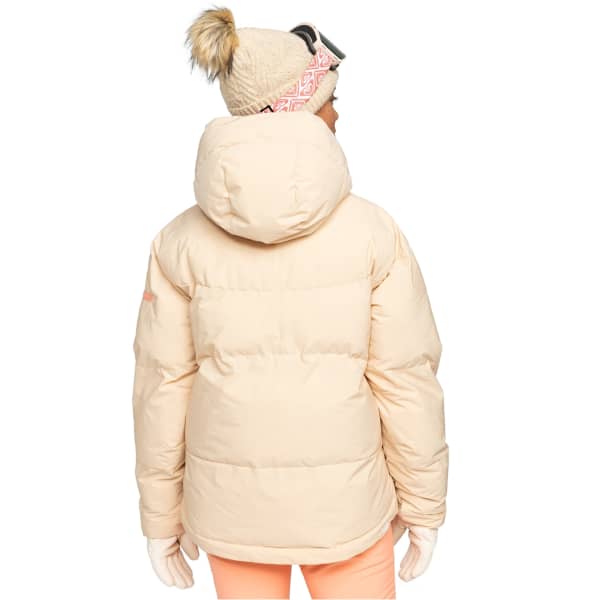 Veste de ski ROXY ALOFTED PUFFY PEBBLE