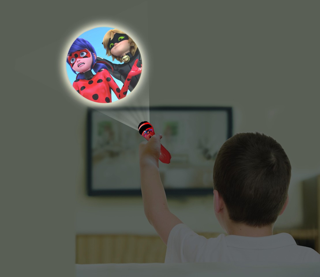 Lexibook - Miraculous Stories Projector and Torch Light - (LTC050MI)