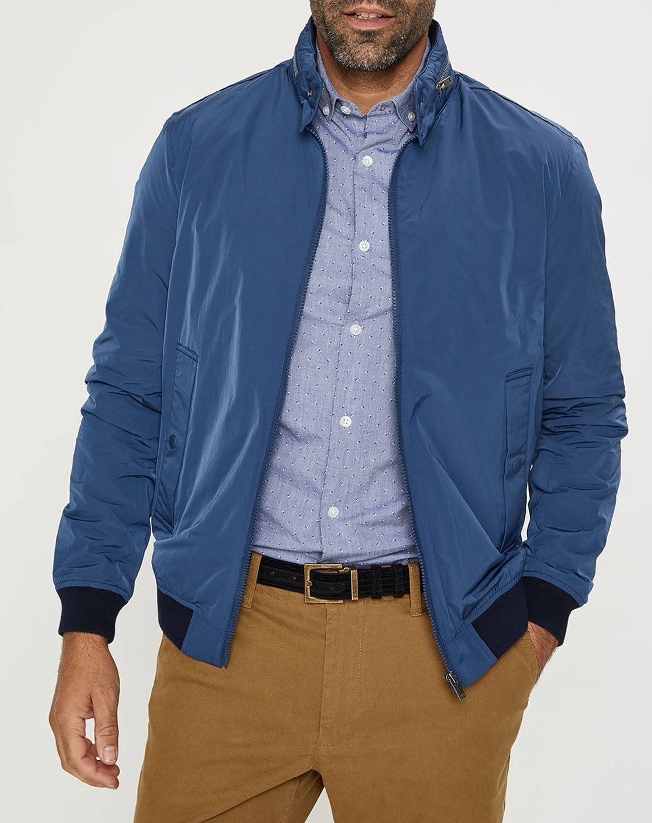 Galeries Lafayette Blouson Nautique bleu foncé