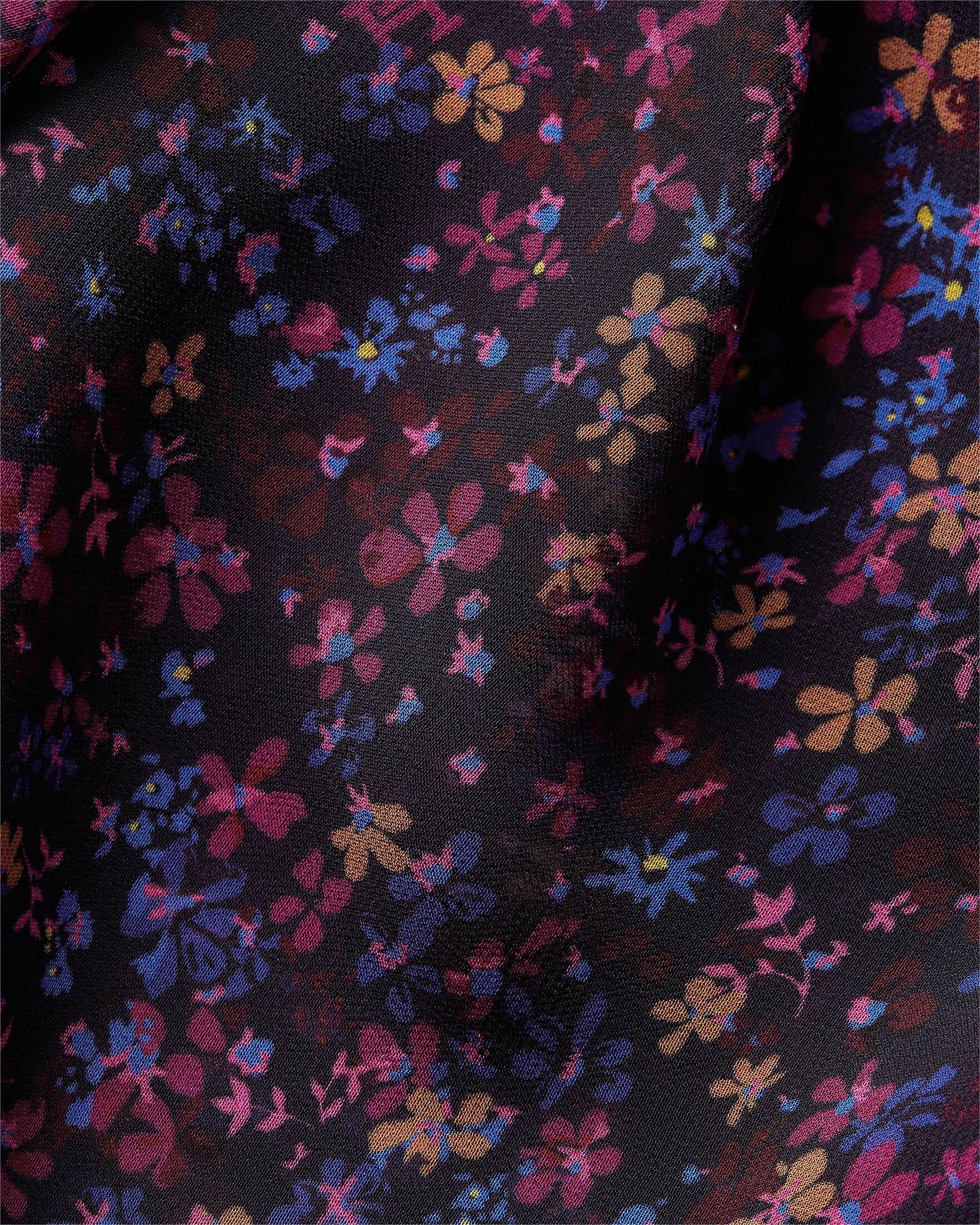 Tommy Hilfiger| Damen Blusenkleid FLORAL CHIFFON SHIRT DRESS