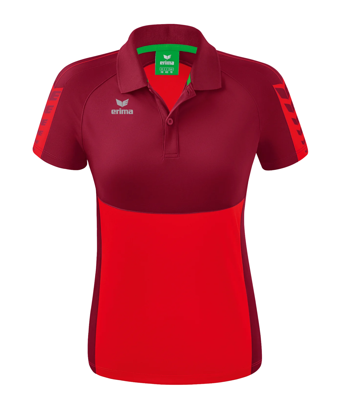 Erima Six Wings Poloshirt Damen Rot