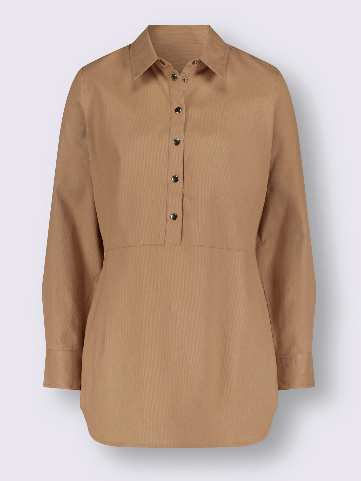 Chemisier long pur coton