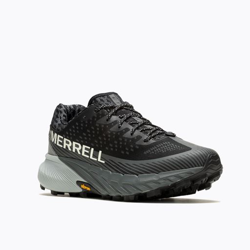 Merrell Agility Peak 5 Sko, Black/Granite, 46.5