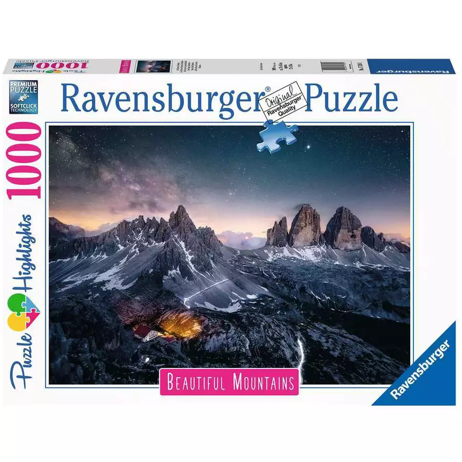 Ravensburger Drei Zinnen, Dolomiten bunt