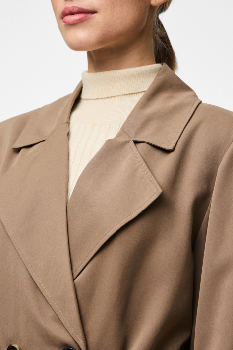 Pieces bruine dames jas
