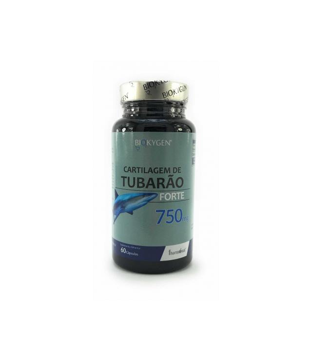 Fharmonat Biokygen Cartilagem de Tubarão Forte 750 mg 60 cápsulas