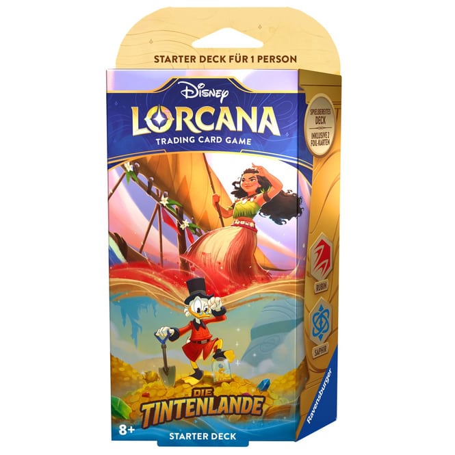 Disney Lorcana - Die Tintenlande - Rubin und Saphir - Starter Deck