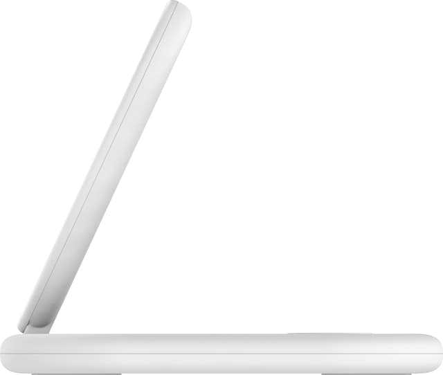 Belkin 3-in-1 Qi2 foldbar oplader med MagSafe (hvid)