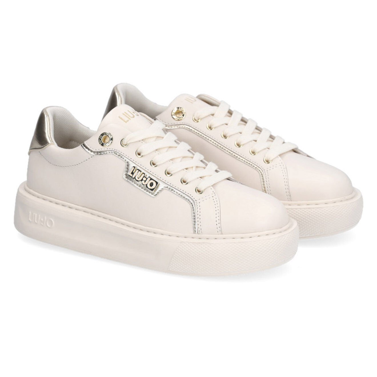 Liu-Jo Sneakers en Cuir Esther blanches