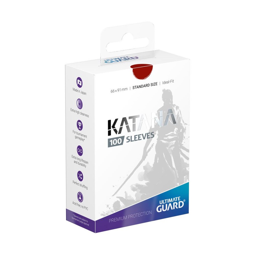 100 Sleeves Katana : Rouge