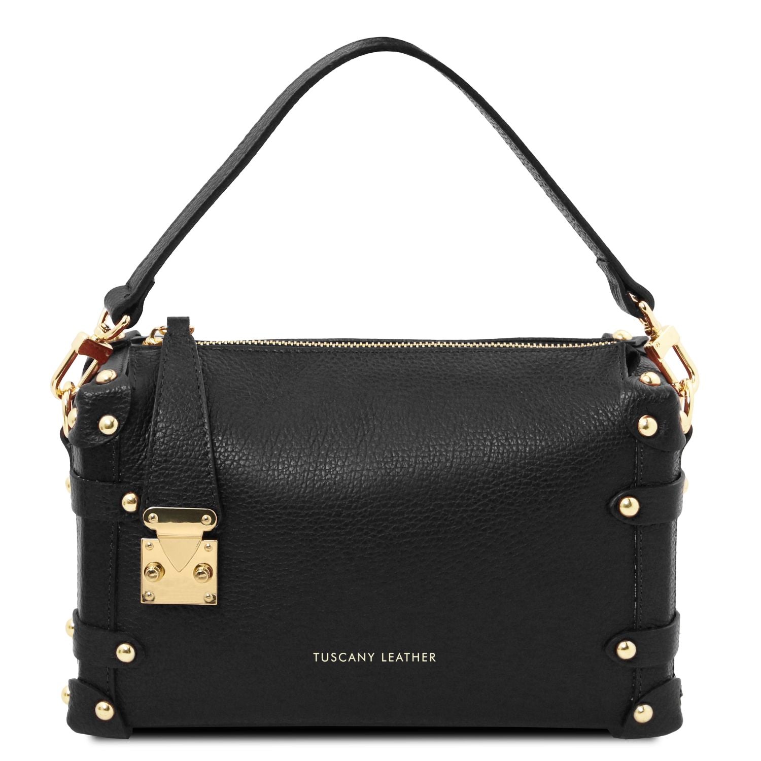 TL142422 – Praline – Soft leren duffle bag