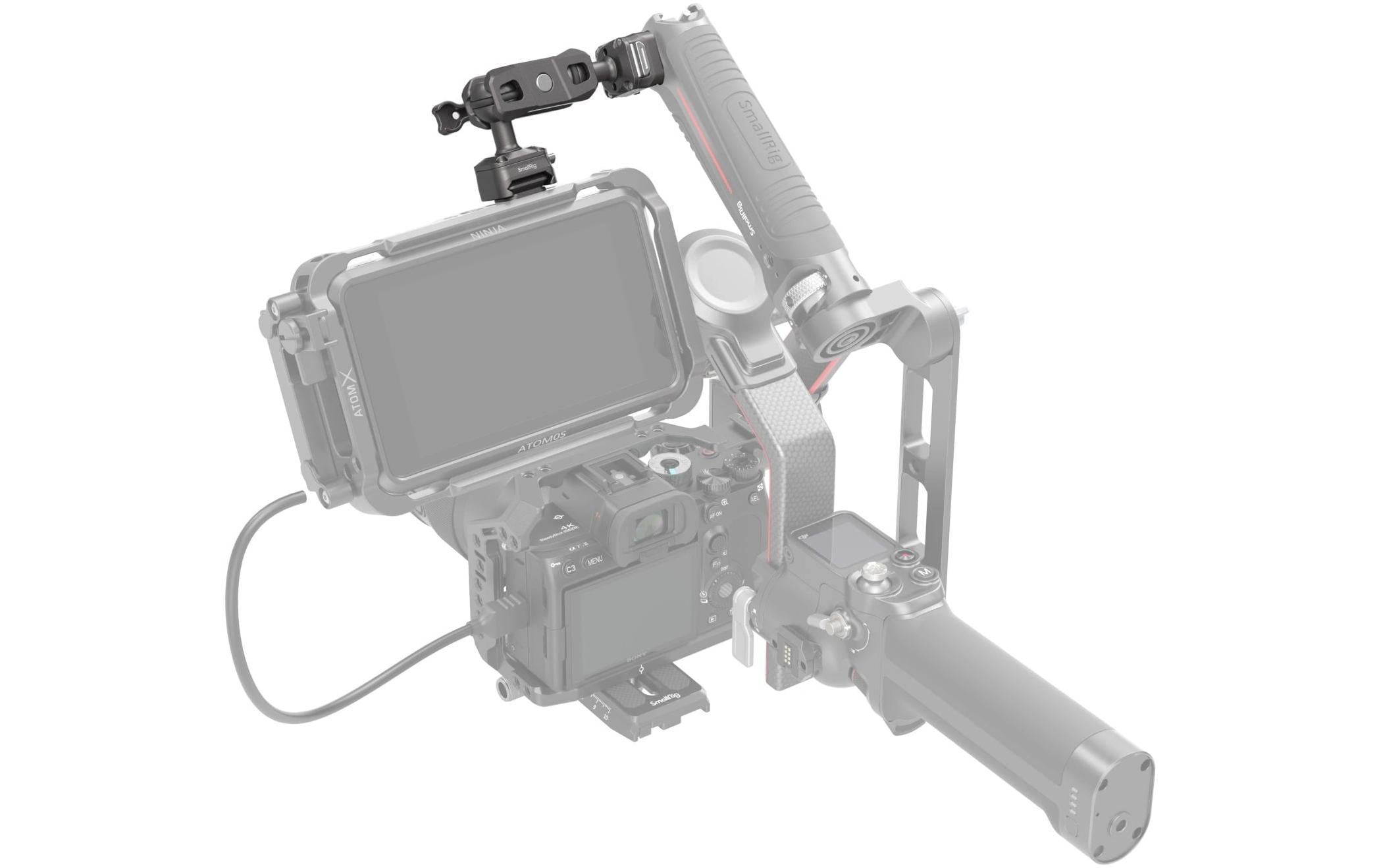 HawkLock H21 Schnellspanner Magic Arm mit KugelkopfZur Befestigung eines Monitors, einer Leuchte oder eines Zubehörteils an der Kameraausrüstung