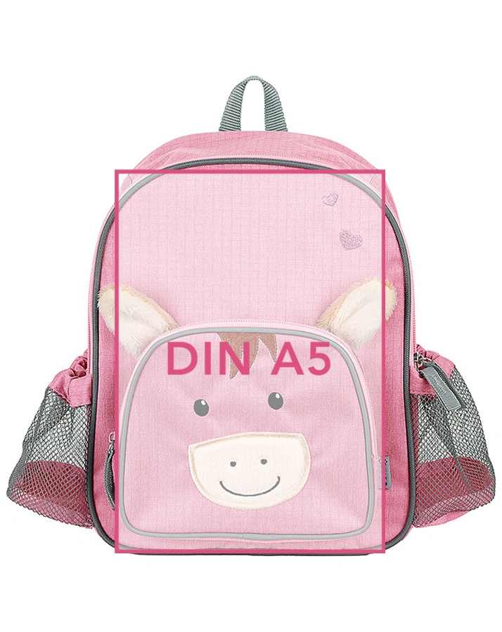 Funktions-Kinderrucksack PFERD PAULINE (30x24) in rosa