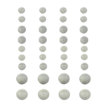 GAMMA Set knoopcelbatterijen 36-delig