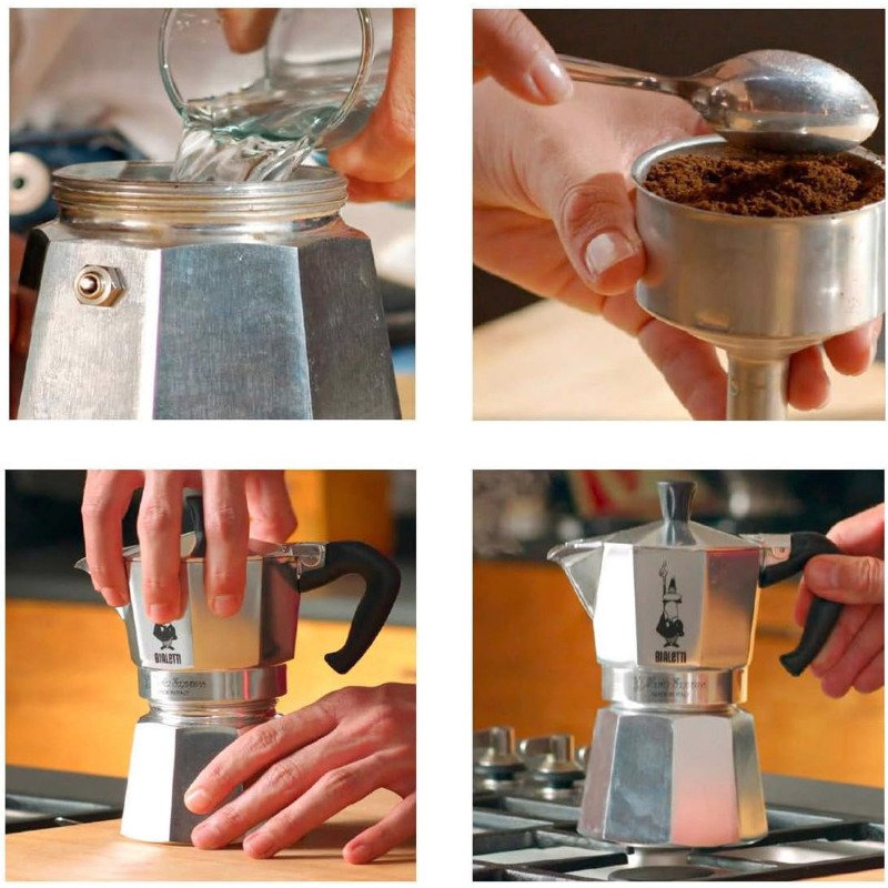 Cafetière italienne Bialetti Moka Express aluminium 9 tasses