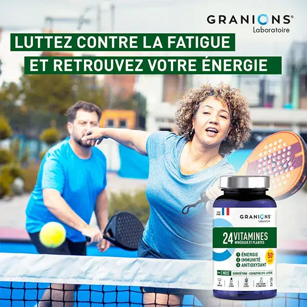 Granions 24 Vitaminas, Minerais e Plantas para Idosos, 90 comprimidos