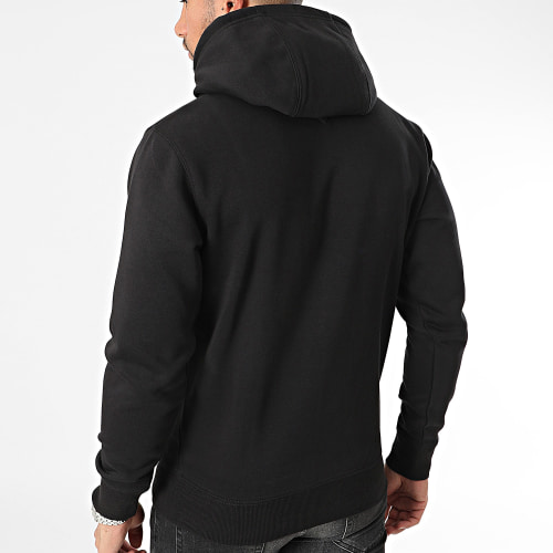 Sweat Capuche Regular Fleece 9593 Noir