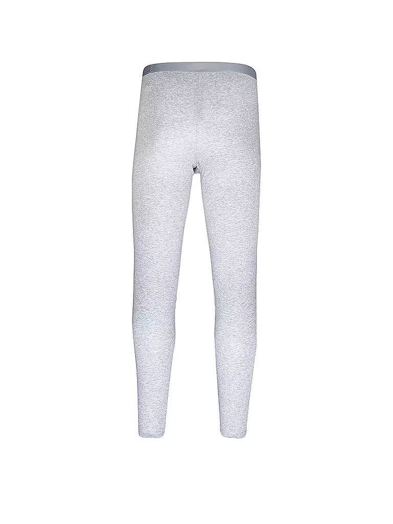 MEY Lange Unterhose light grey melange hellgrau