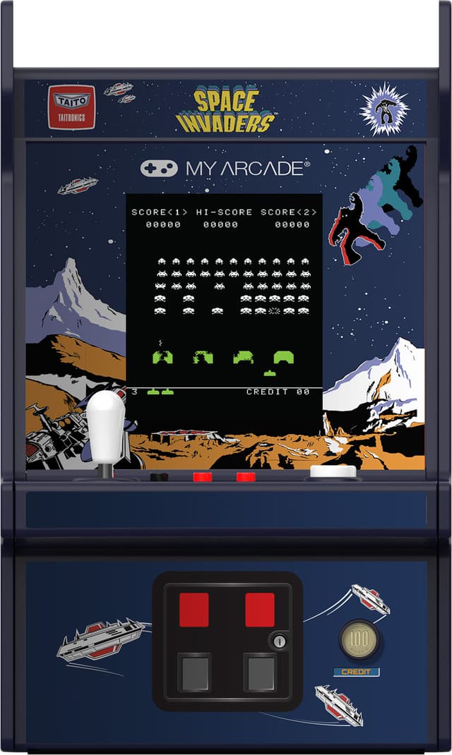My Arcade Micro Player Pro 6,75” Space Invaders retro spillekonsol