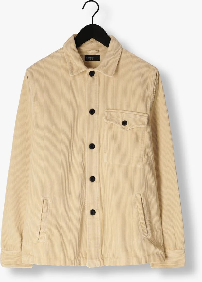 BUTCHER OF BLUE zand butcher of blue overshirt marvin cord overshirt