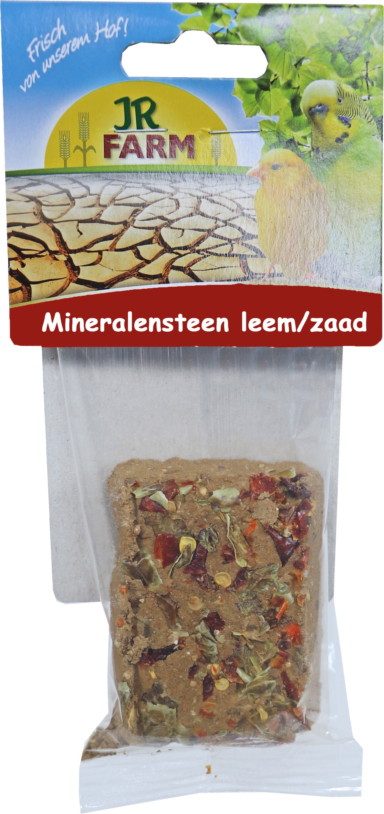 JR Farm vogelsnack mineralensteen leem/zaad 75 g