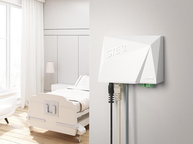 HWgroup Temperatur-Sensor SNMP, WLAN, PoE HWg-STE2-R2-Kit Lan und Wifi Thermometer für Fern-Überwachung