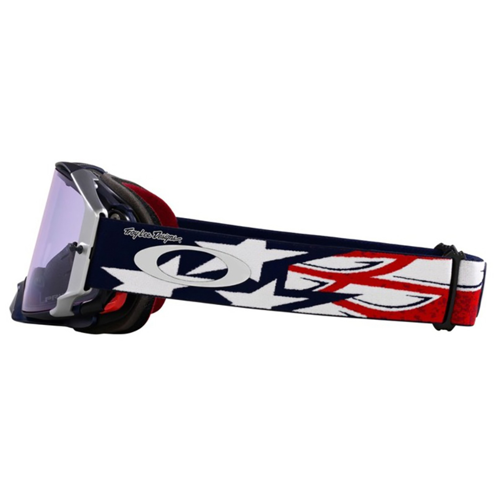 Oakley - Masque Airbrake MX Troy Lee Designs Wings - Ecran Prizm Bleu foncé / Blanc / Rouge