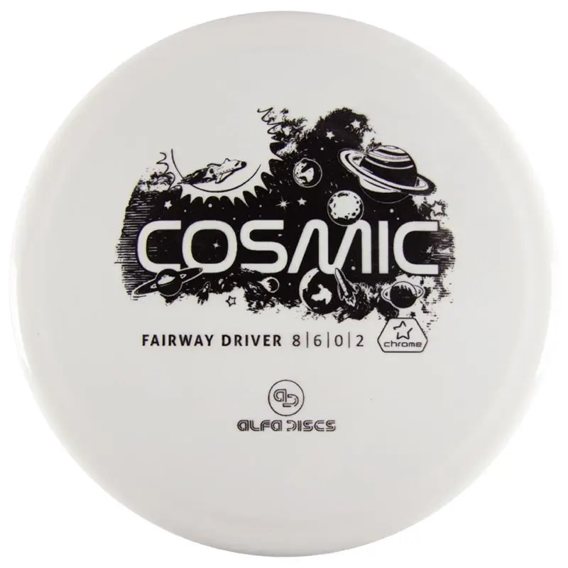 Alfa Disc Chrome Line Driver Cosmic White