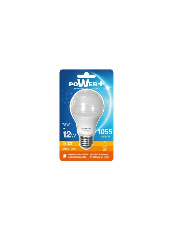 AMP.LED E27 12W 75W A60 LIC