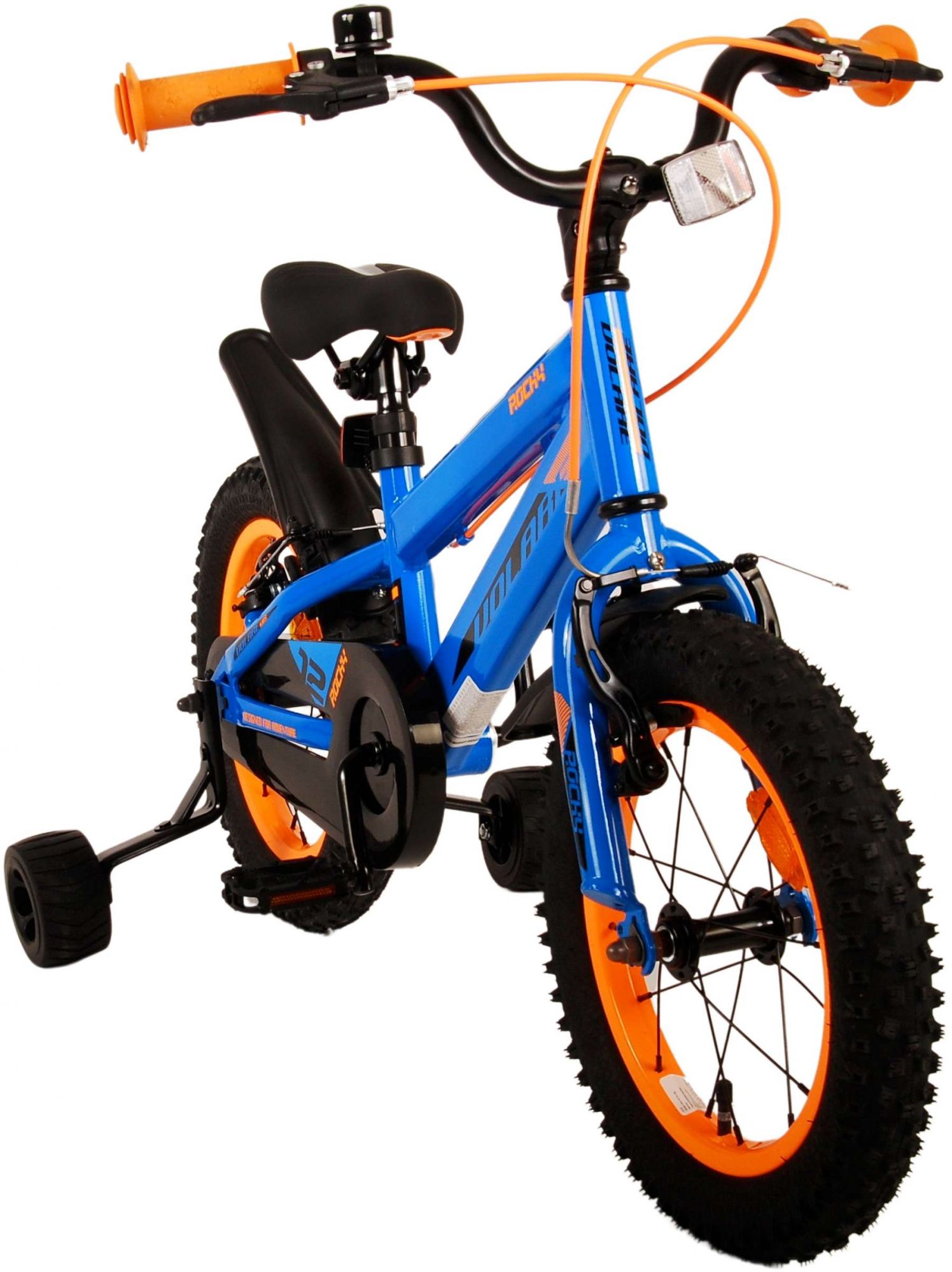 TPFSports Rocky Kinderfahrrad - Jungen - 14 Zoll - Rücktritt + Handbremse - Rot