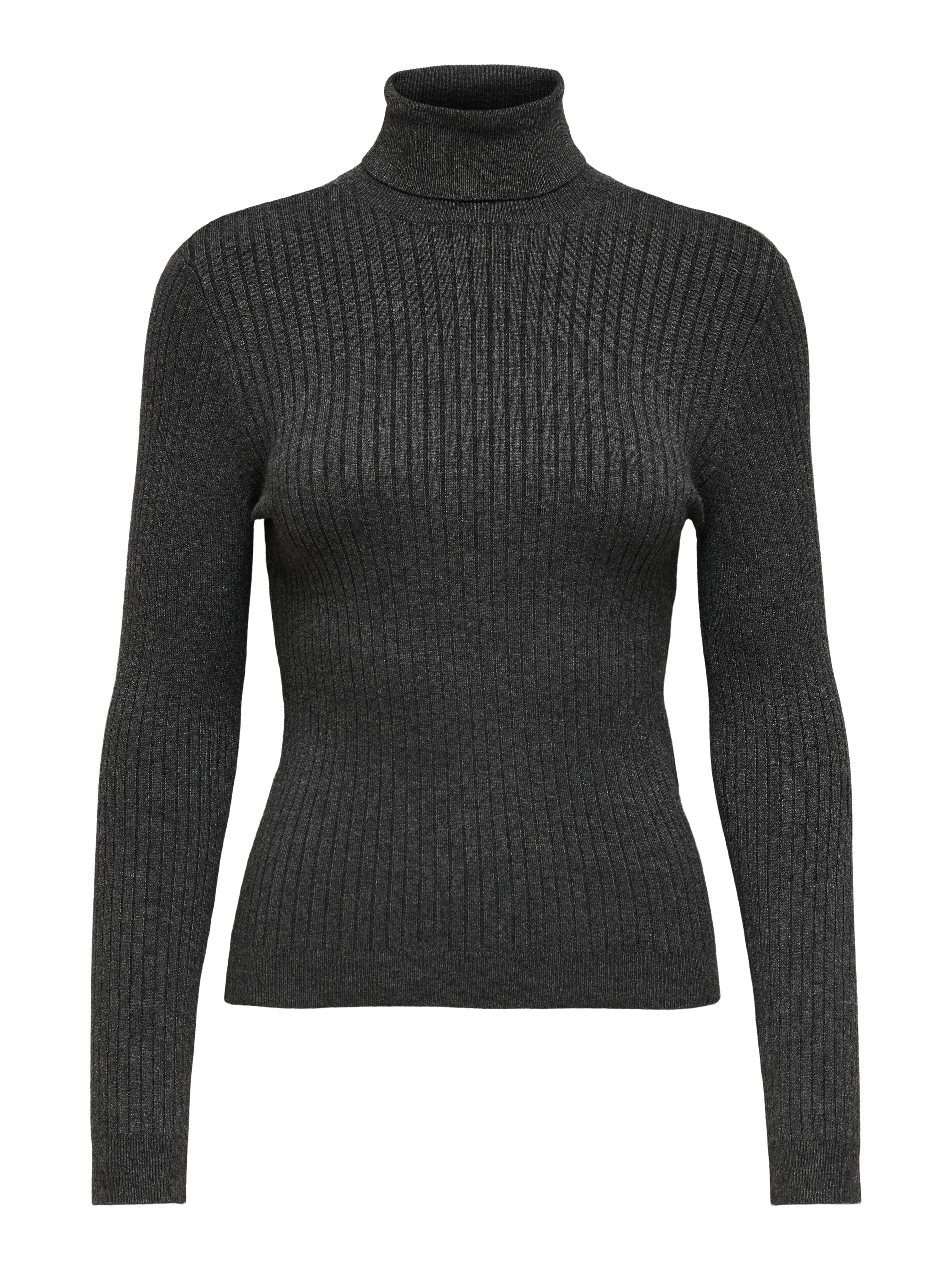 ONLKAROL Strickpullover Dark Grey Melange