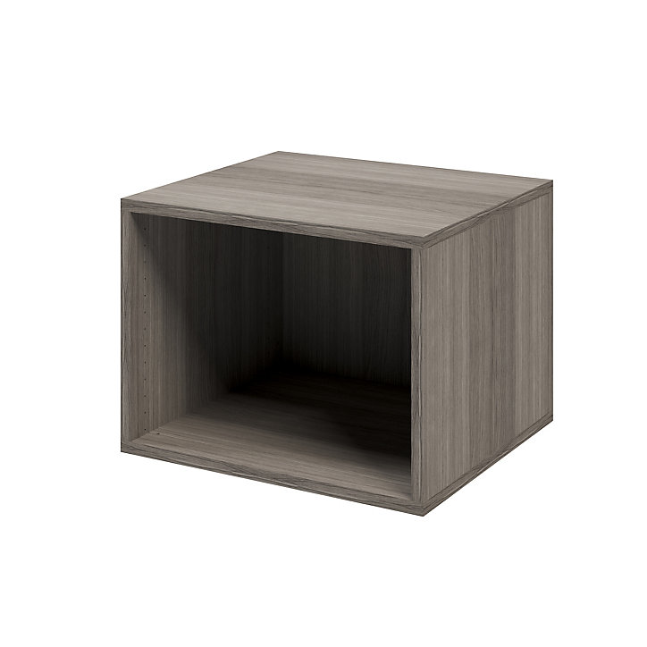 Caisson effet chêne grisé GoodHome Atomia H. 37,5 x L. 50 x P. 45 cm