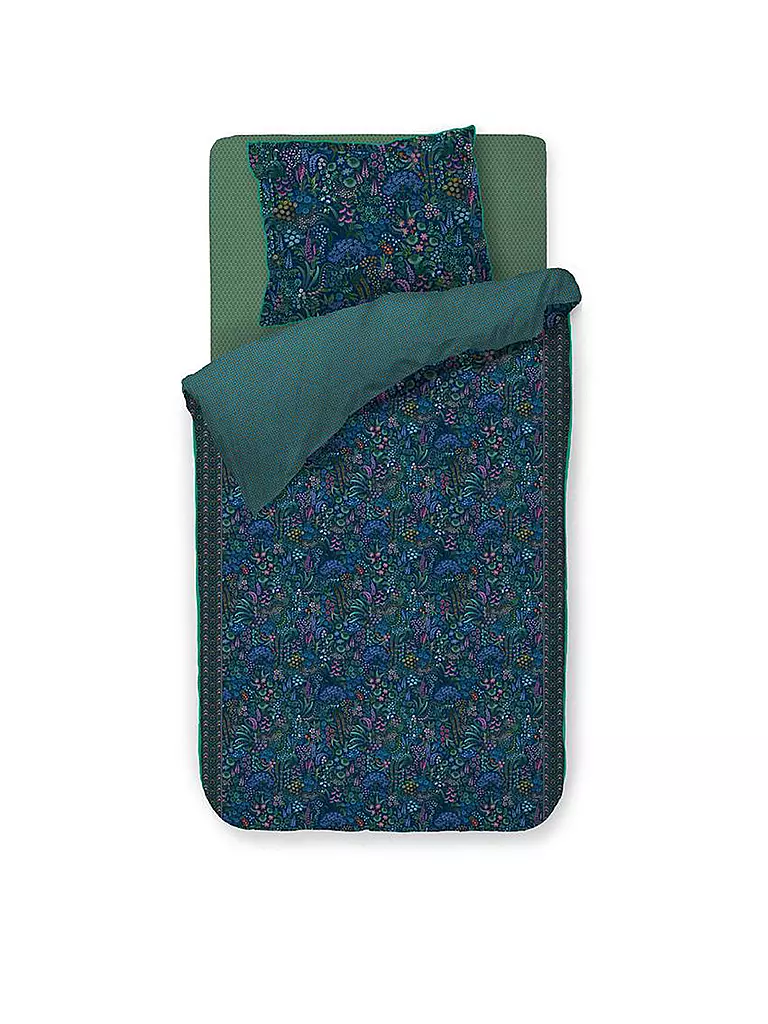 PIP STUDIO Perkal Bettwäsche QUERIDA 70x90cm/140x200cm Dark Blue dunkelblau