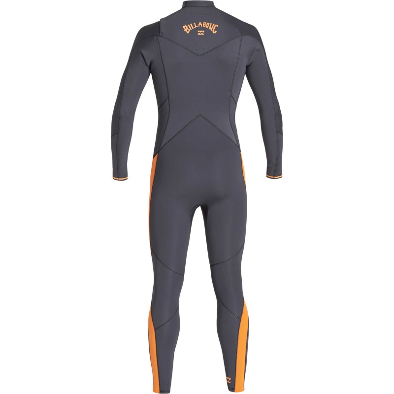Combinaison Billabong Furnace Absolute 5/4mm FrontZip 2020 - black sands - The Corner Shop
