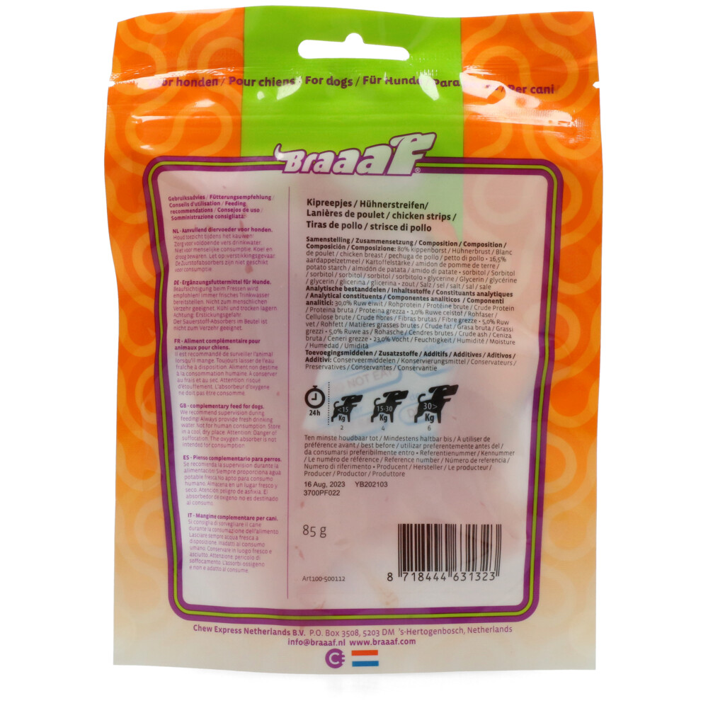 5x Braaaf Reepjes Kip85 gr
