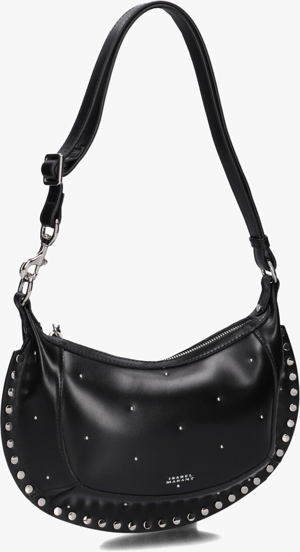 zwarte isabel marant schoudertas oskan moon shoulder bag