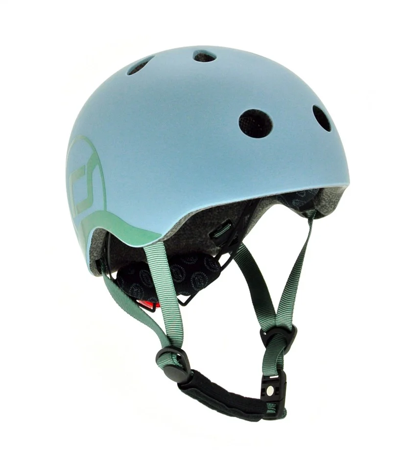 Scoot and Ride - Børne Hjelm S-M - Steel (96369)