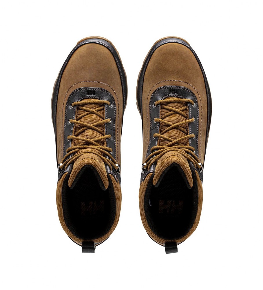 Botas Helly Hansen Calgary em couro marrom
