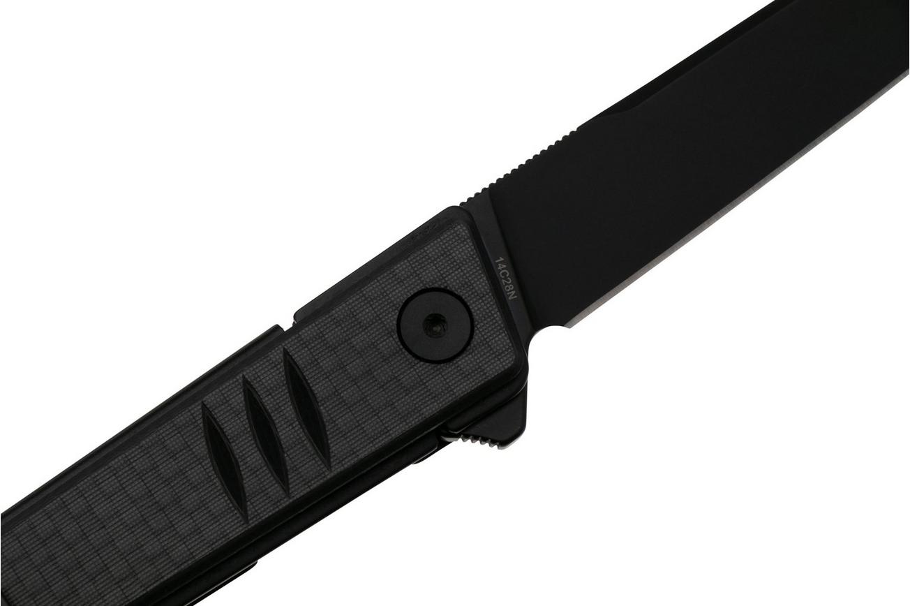 Real Steel Kikashi 8071CB, Black PVD 14C28N, Carbon Fiber G10, zakmes