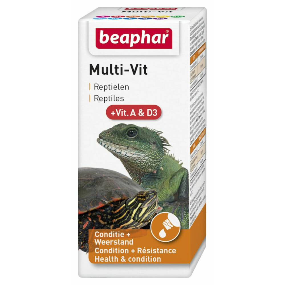 Beaphar Multi Vit Reptielen20 ml