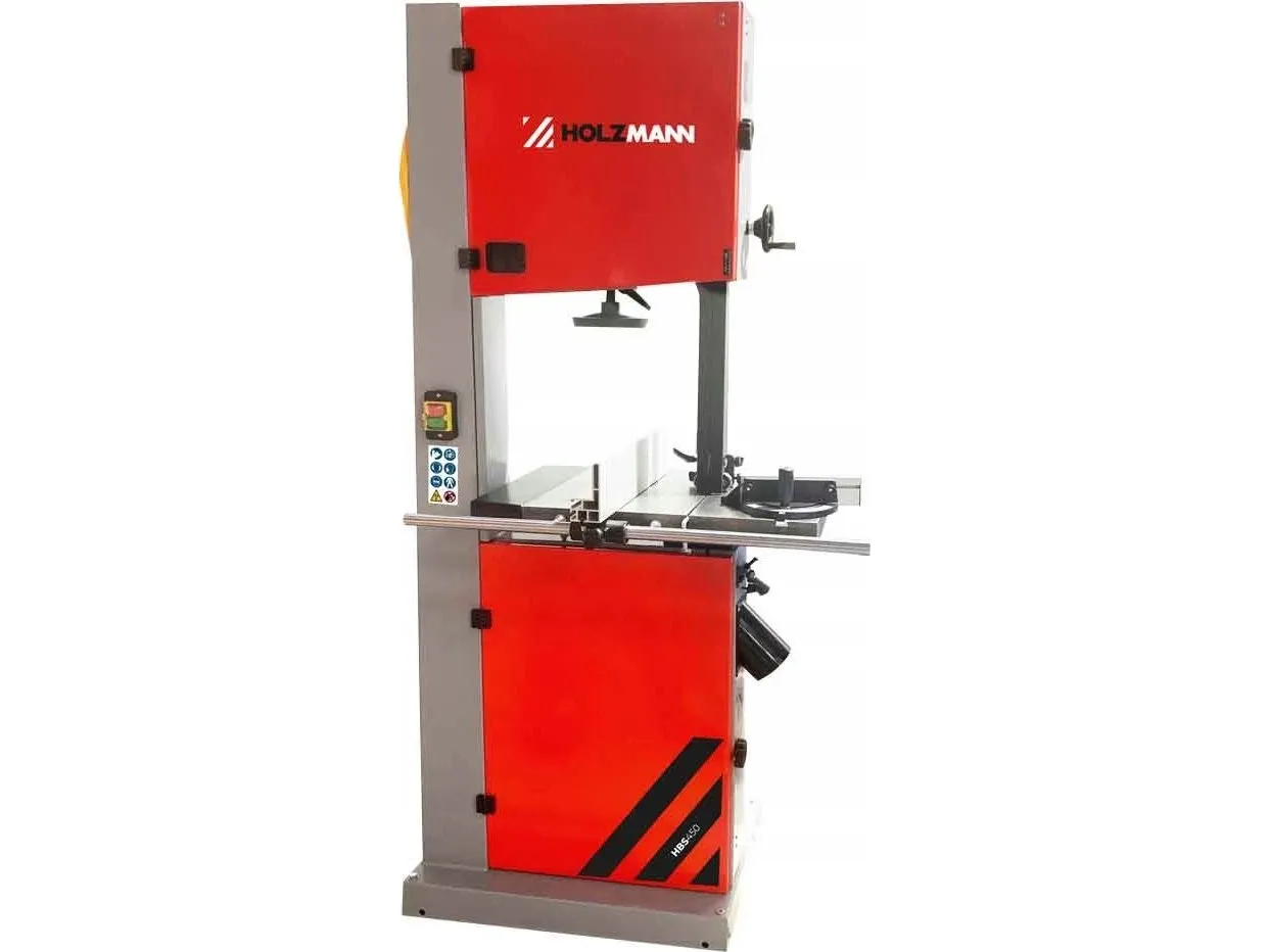 Holzmann HBS450 400V, Lodret båndsav, 0 - 45°, 39,3 cm, 400 m/min, 900 m/min, 90 dB