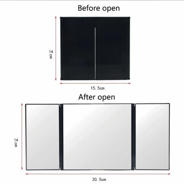 Car Sun Shade Vanity Mirror Auto Sun Shade Cosmetic Mirror